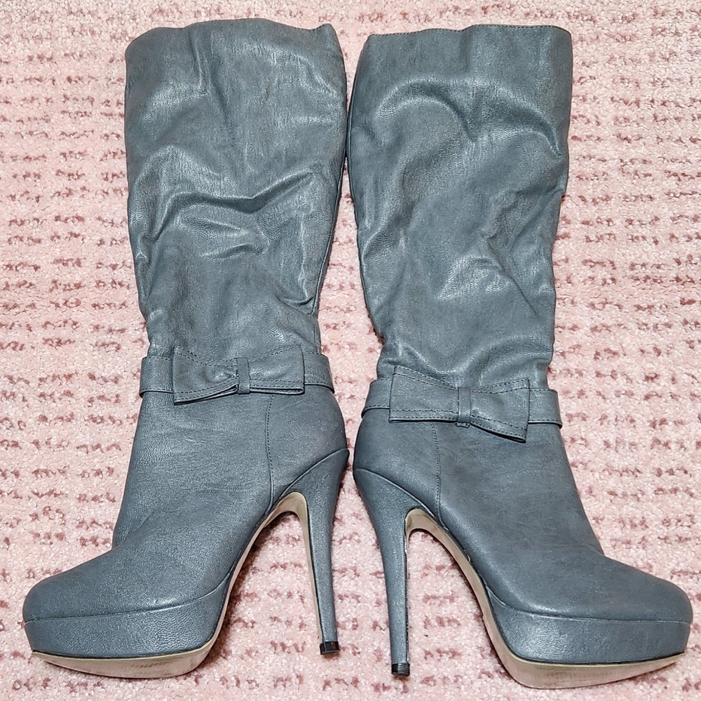 Just Fabulous 4" heel knee high boots